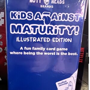 Kids Against Maturity! Illustrated Edition Card Game - Blue